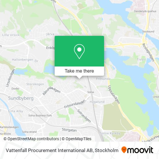 Vattenfall Procurement International AB map