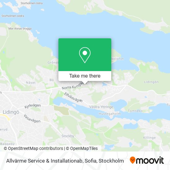 Allvärme Service & Installationab, Sofia map