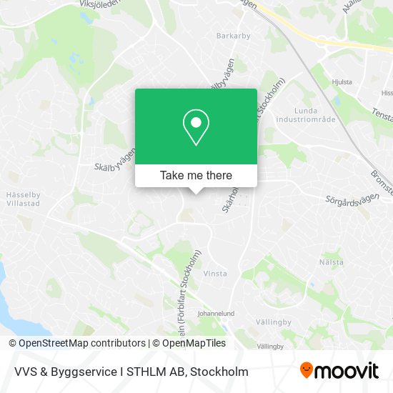 VVS & Byggservice I STHLM AB map