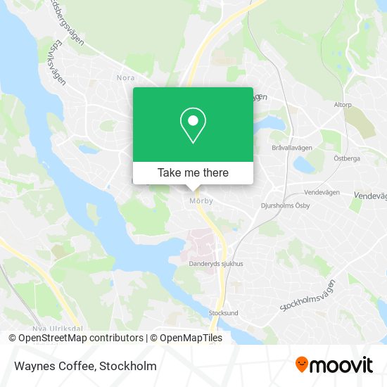 Waynes Coffee map