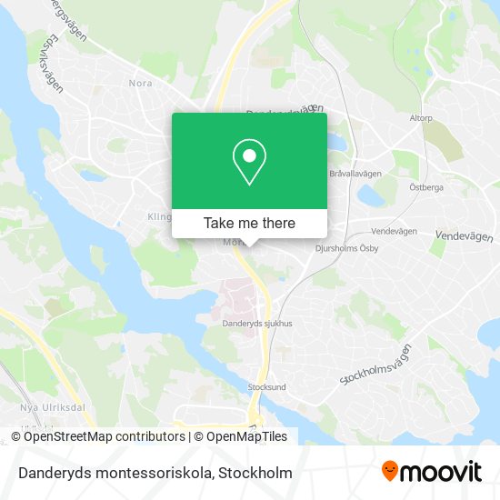 Danderyds montessoriskola map