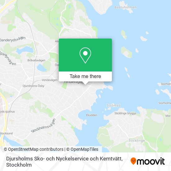 Djursholms Sko- och Nyckelservice och Kemtvätt map