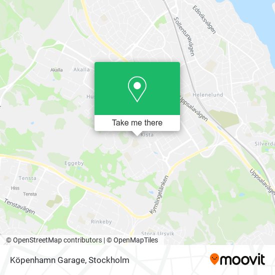 Köpenhamn Garage map