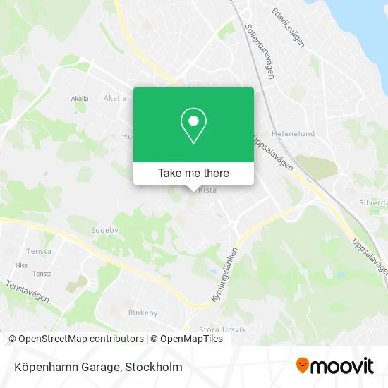 Köpenhamn Garage map