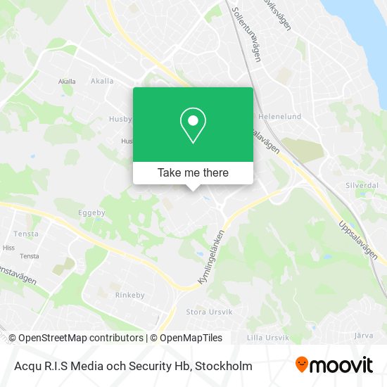 Acqu R.I.S Media och Security Hb map