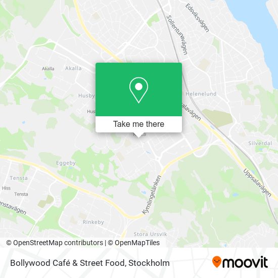 Bollywood Café & Street Food map