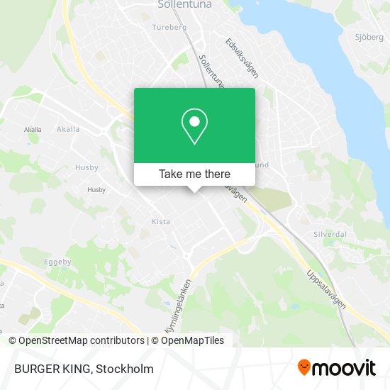 BURGER KING map