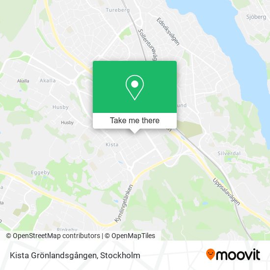 Kista Grönlandsgången map