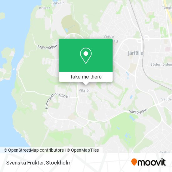 Svenska Frukter map