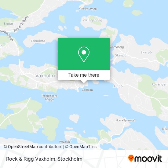 Rock & Rigg Vaxholm map