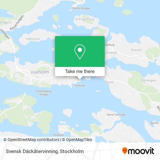Svensk Däckåtervinning map