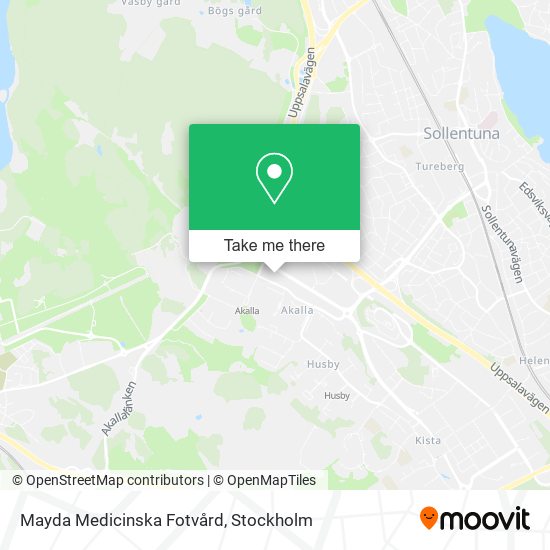 Mayda Medicinska Fotvård map