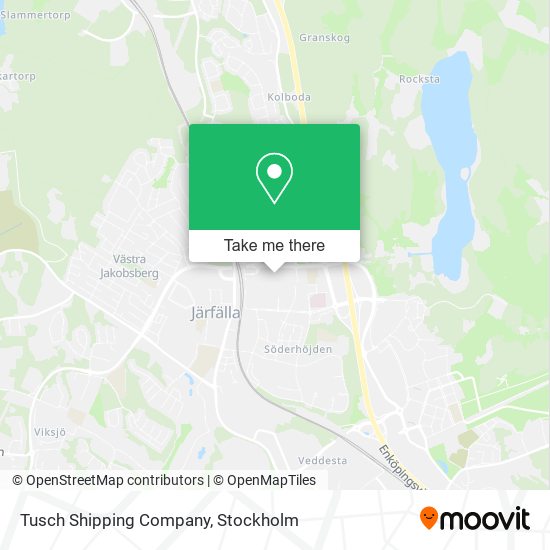 Tusch Shipping Company map