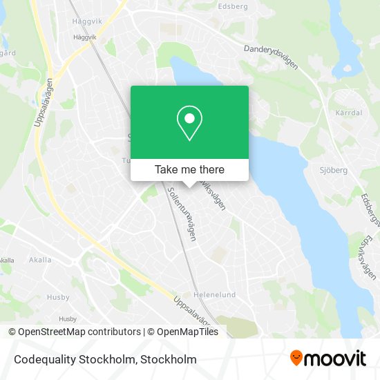 Codequality Stockholm map