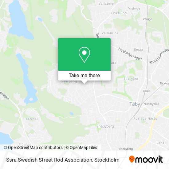 Ssra Swedish Street Rod Association map