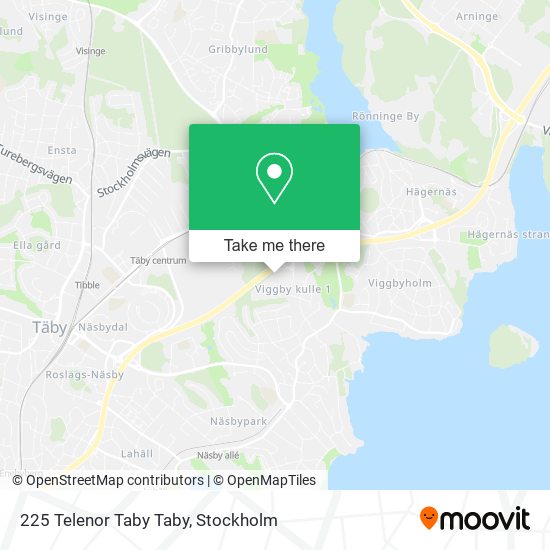 225 Telenor Taby Taby map