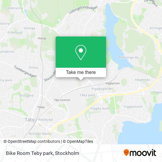 Bike Room Teby park map