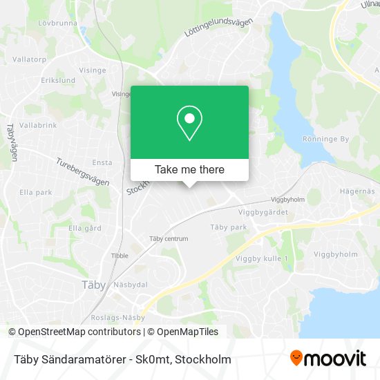 Täby Sändaramatörer - Sk0mt map