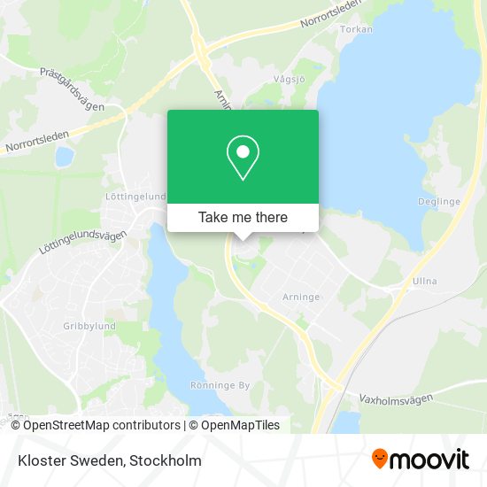 Kloster Sweden map