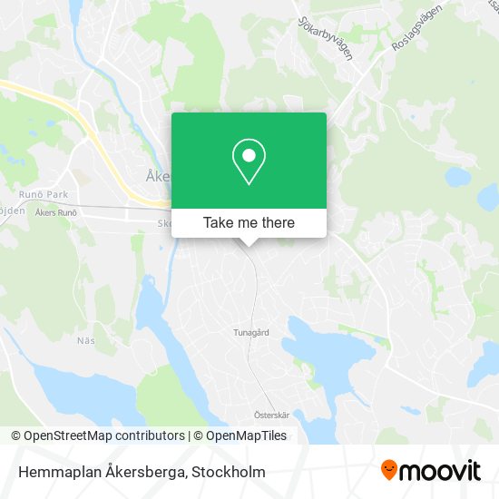 Hemmaplan Åkersberga map