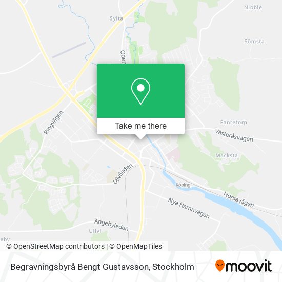 Begravningsbyrå Bengt Gustavsson map