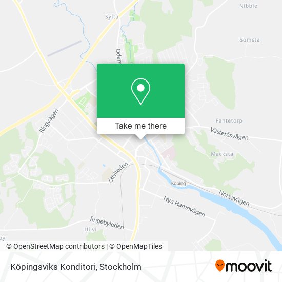 Köpingsviks Konditori map