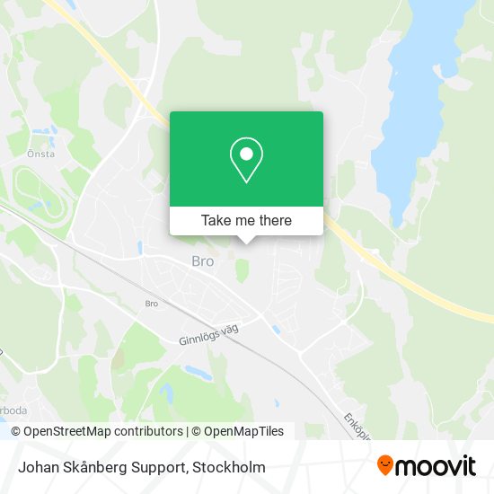 Johan Skånberg Support map