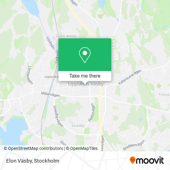 Elon Väsby map