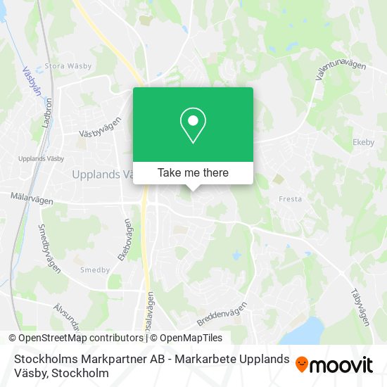 Stockholms Markpartner AB - Markarbete Upplands Väsby map