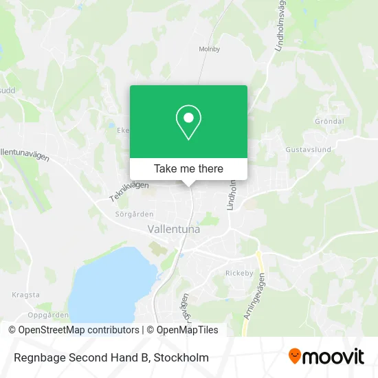 Regnbage Second Hand B map