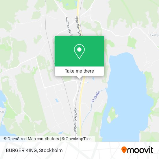 BURGER KING map