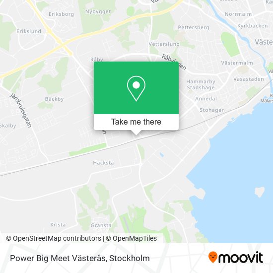 Power Big Meet Västerås map