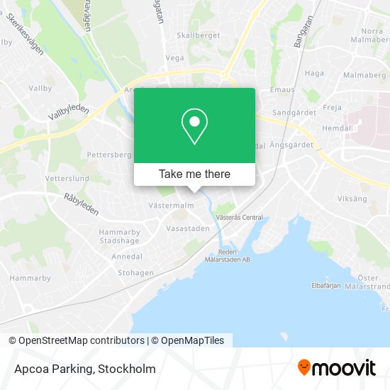 Apcoa Parking map