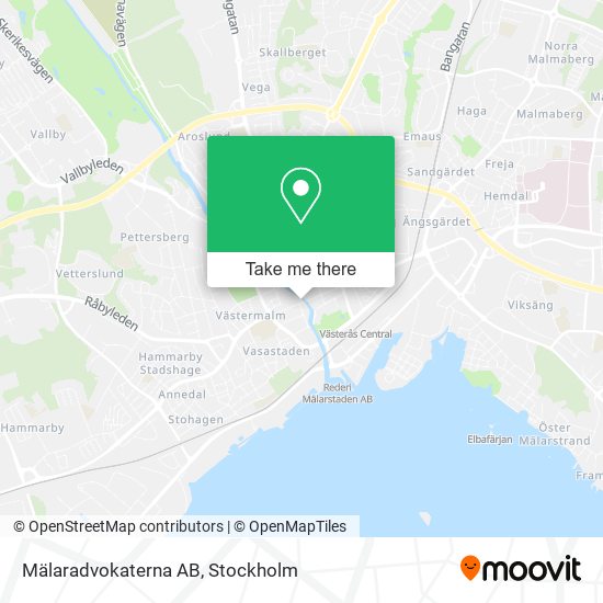 Mälaradvokaterna AB map