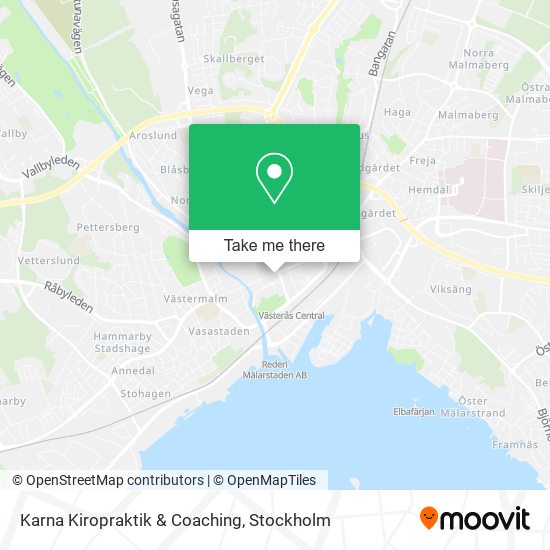 Karna Kiropraktik & Coaching map