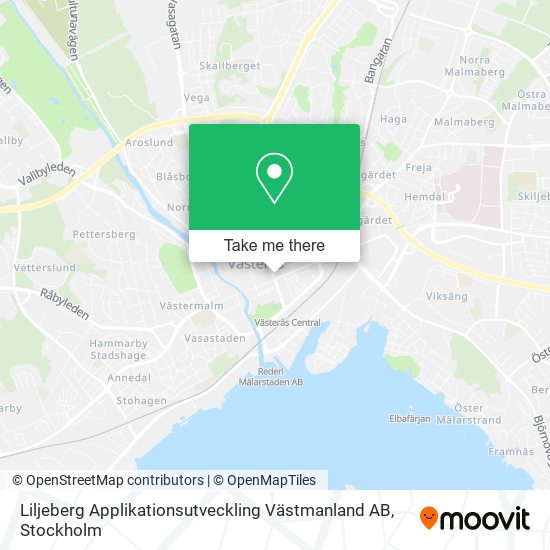 Liljeberg Applikationsutveckling Västmanland AB map