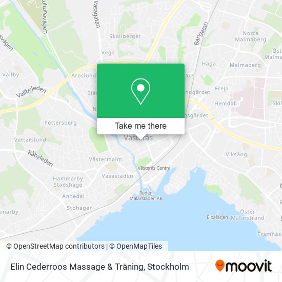 Elin Cederroos Massage & Träning map