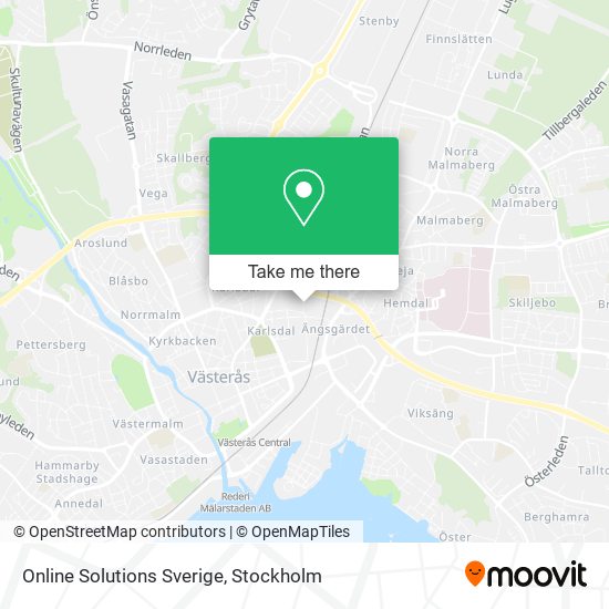 Online Solutions Sverige map