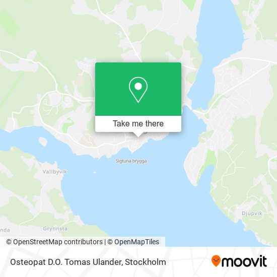 Osteopat D.O. Tomas Ulander map
