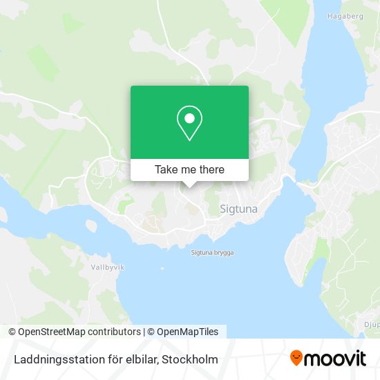 Laddningsstation för elbilar map