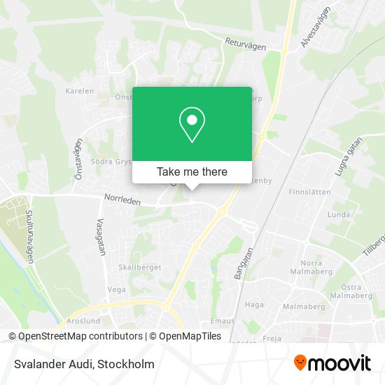 Svalander Audi map