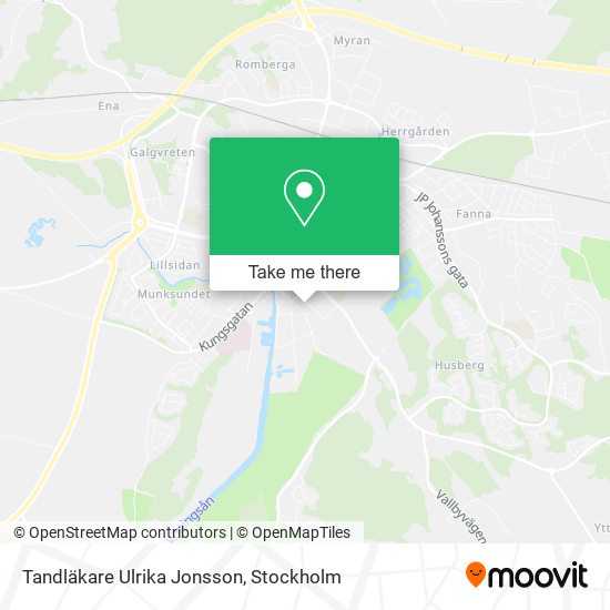 Tandläkare Ulrika Jonsson map