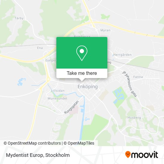 Mydentist Europ map