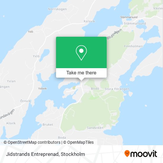 Jidstrands Entreprenad map