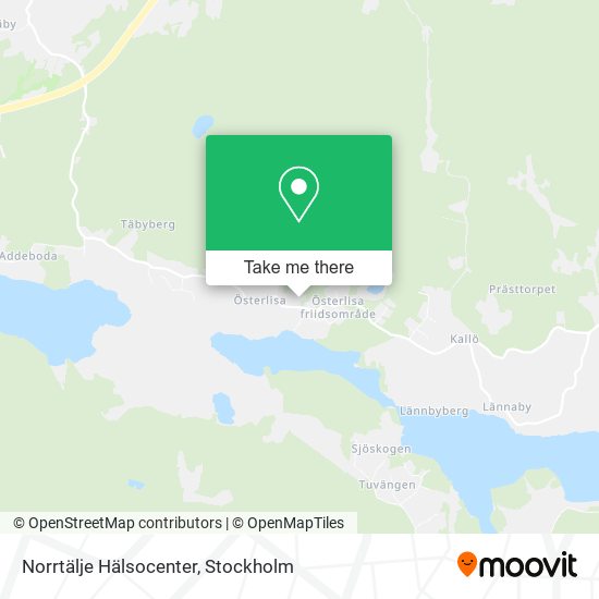 Norrtälje Hälsocenter map