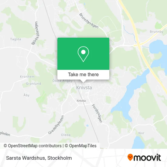Sarsta Wardshus map