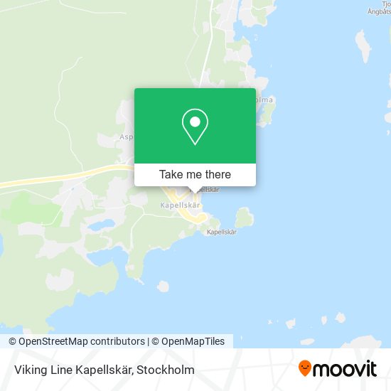 Viking Line Kapellskär map