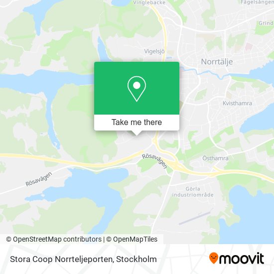 Stora Coop Norrteljeporten map