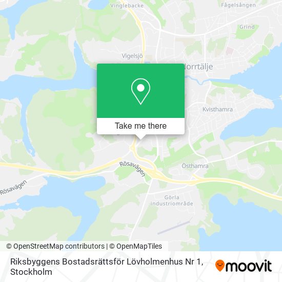 Riksbyggens Bostadsrättsför Lövholmenhus Nr 1 map