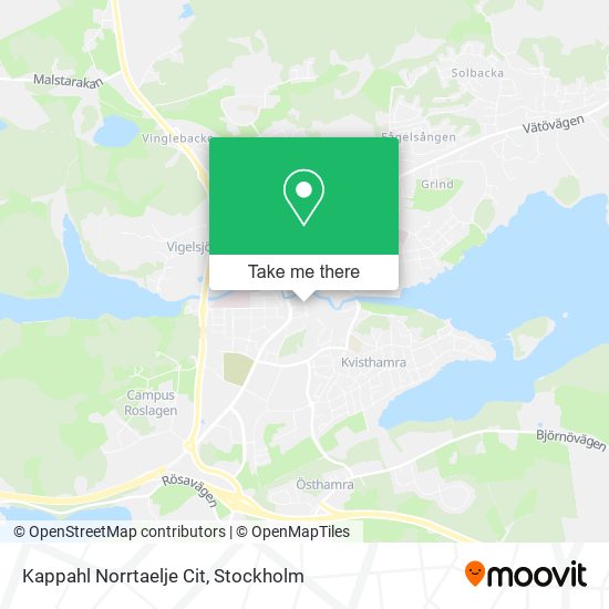 Kappahl Norrtaelje Cit map